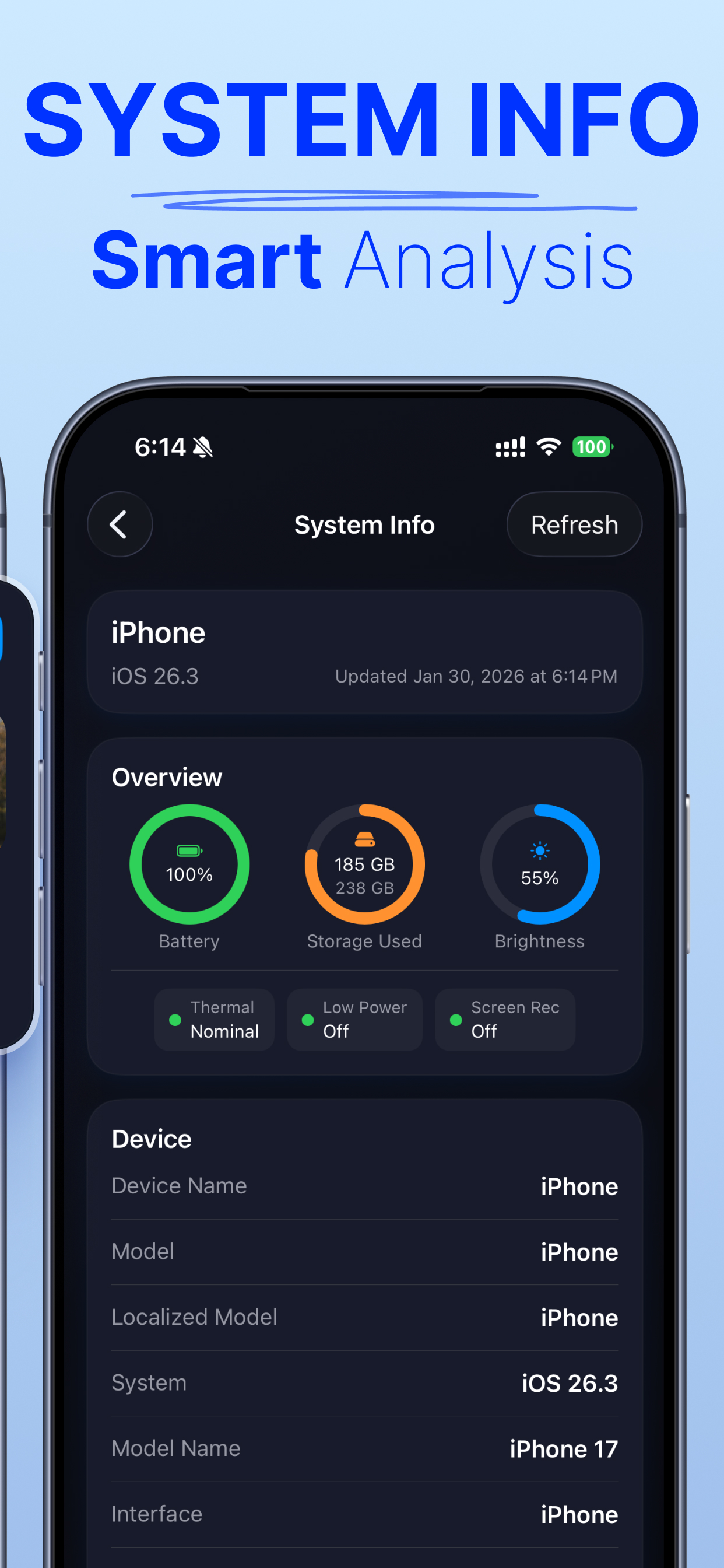 System info analysis